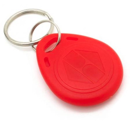 RFID přívěsek červený